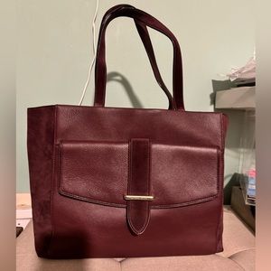 EUC Wine color Kate Spade Roselyn Hunts Place Tote